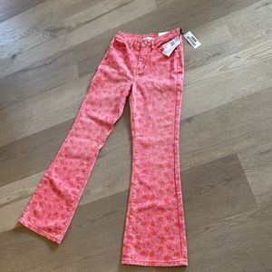 NWT! BDG Urban Outfitters high rise flare size 26 pink/rose